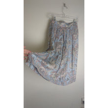 Load image into Gallery viewer, Boho Romantic Vintage Paisley Pleated Midi Skirt Women&#39;s Size 8
