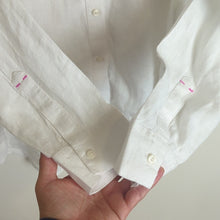 Load image into Gallery viewer, Vineyard Vines Beachy Striped Tunic Button-down Linen Top Women's Medium
