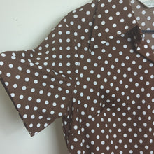 Load image into Gallery viewer, 1970's Vintage Mod Lane Bryant Polkadot Button Down Blouse Women's Size M

