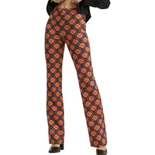 Load image into Gallery viewer, NWT Mango Vintage Inspired 70's Straight Leg Flared Pants Leggings Small
