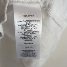 Load image into Gallery viewer, Vineyard Vines Beachy Striped Tunic Button-down Linen Top Women's Medium
