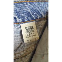 Load image into Gallery viewer, Vintage 90&#39;s Levi&#39;s 550 Orange Label Jeans Men&#39;s 34x34
