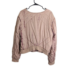 Load image into Gallery viewer, Marrakech Pink Tie Dye Moto Quilted Jacket Women&#39;s XL
