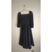 Load image into Gallery viewer, Hearts &amp; Roses Black Pinup Fit and Flare Dress Sweetheart Neckline Women&#39;s 4
