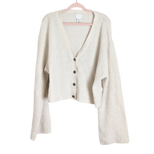 Load image into Gallery viewer, Cozy Cropped Beachy Knit Button Down Wool Blend Cardigan Women's Size XXL
