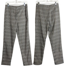 Load image into Gallery viewer, Academia Preppy Highwaisted Houndstooth Plaid Pants Women's Medium
