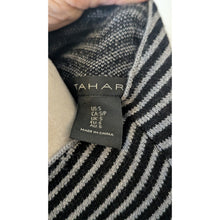 Load image into Gallery viewer, NWT Monochrome Minimalist Tight-Knit Geometric Mock Neck Sweater Relaxed S
