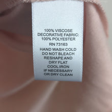 Load image into Gallery viewer, Soft Pink Viscose Pullover Top with Embroidered Panel Women's Size Medium
