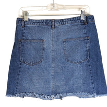 Load image into Gallery viewer, Y2K Altar'd State Denim Mini Skirt Frayed Hem Women's Size Medium

