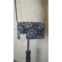 Load image into Gallery viewer, NWT Vera Bradley RFID All Together Charcoal Medallion Crossbody Bag
