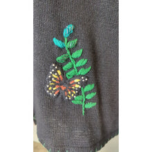 Load image into Gallery viewer, 90&#39;s Maximalists Playful Art to Wear Button-down Knit Cardigan Women&#39;s XL
