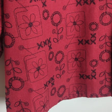 Load image into Gallery viewer, Embroidered Floral Linen Blend Button Down Top/ Shacket Women's Size 14P

