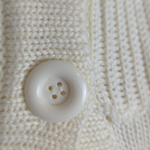 Load image into Gallery viewer, Y2K Chunky Button Cardigan Cropped Wool Blend Women&#39;s Medium*
