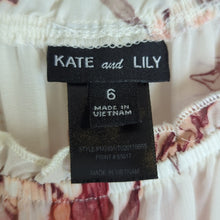 Load image into Gallery viewer, Maxi Floral Semi-Sheer Boho Chic Ruffled Smocked Dress Women's Size 6
