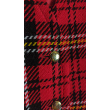 Load image into Gallery viewer, Vintage 60&#39;s/70&#39;s Tartan Plaid Button Down Vest Women&#39;s Size Large
