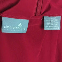 Load image into Gallery viewer, Silk Vintage 90's Faux Wrap Midi/Maxi Skirt Red Women's Size 12*
