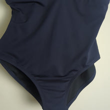 Load image into Gallery viewer, J.Crew Plunge V-Neck One Piece Swimsuit Navy Women's Size 8
