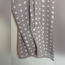 Load image into Gallery viewer, Pale Pink &amp; White Feminine Polkadot Blouse Women&#39;s size Medium
