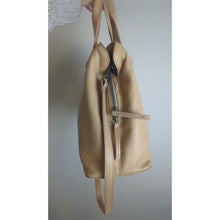 Load image into Gallery viewer, Minimalist American Leather Triple Entry Crossbody Bag Travel

