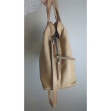 Load image into Gallery viewer, Minimalist American Leather Triple Entry Crossbody Bag Travel
