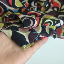 Load image into Gallery viewer, Retro Funky Artsy Button up Linen Blend Cropped Blazer Women's Size Large
