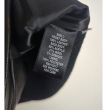 Load image into Gallery viewer, Vintage 90s Lambskin Leather Zip-Up Vest Black Biker Goth Women's Medium
