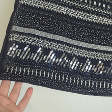 Load image into Gallery viewer, Festival Beaded Sequenced Embroidered Mini Skirt Women's Size 10
