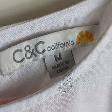 Load image into Gallery viewer, Shimmering Pineapple Novelty Pop Over Cropped Top Ruffles Women's Size M
