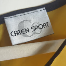 Load image into Gallery viewer, Mustard Yellow Pop-Over Sheer Blouse Peekaboo Back Mustard Yellow
