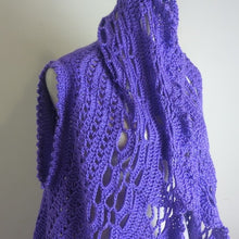 Load image into Gallery viewer, Boho Festival Maxi Open Knit Crochet Cardigan Women&#39;s Size Large
