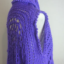 Load image into Gallery viewer, Boho Festival Maxi Open Knit Crochet Cardigan Women&#39;s Size Large
