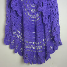 Load image into Gallery viewer, Boho Festival Maxi Open Knit Crochet Cardigan Women&#39;s Size Large
