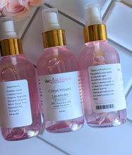 Load image into Gallery viewer, Room &amp; Linen Sprays 4 oz Essential Oils Pink Glass Spray Bottle
