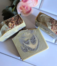 Load image into Gallery viewer, Limited Edition!! Rosemary Mint Goat Milk Soap Bar 4.5 oz Essential Oils Rosemary &amp; Spearmint
