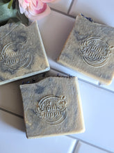 Load image into Gallery viewer, Calm Lavender Goat Milk Soap Bar 4.5 oz Lavender Essential Oil
