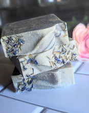 Load image into Gallery viewer, Calm Lavender Goat Milk Soap Bar 4.5 oz Lavender Essential Oil
