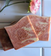 Load image into Gallery viewer, Calm Lavender Goat Milk Soap Bar 4.5 oz Lavender Essential Oil
