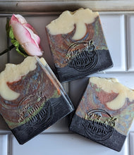 Load image into Gallery viewer, Goodnight Farm - 4.5 oz Goat Milk Soap Bar!!  Farm Sunset Clay Colors
