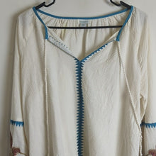 Load image into Gallery viewer, Sundance Paloma Embroidered Tunic Top Tassles Women&#39;s Size Large
