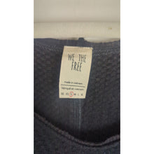 Load image into Gallery viewer, We The Free Slouchy Raw Seam Waffle Knit Pullover Top Women&#39;s Small
