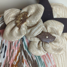 Load image into Gallery viewer, Unique NWT Art to Wear Canvas Handbag Floral Boho Shabby Chic Purse
