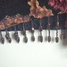 Load image into Gallery viewer, Whimsigoth Cardigan/Jacket Floral Paisley Animal Print Background Jewel Tasseled
