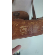 Load image into Gallery viewer, Vintage Hand-Tooled Painted Crossbody Bag 70's Hippie Boho Purse
