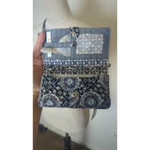 Load image into Gallery viewer, NWT Vera Bradley RFID All Together Charcoal Medallion Crossbody Bag
