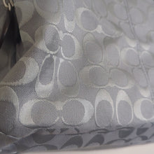 Load image into Gallery viewer, Coach F16542 Penelope Gray Signature Canvas Turnlock Satchel Tote
