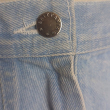 Load image into Gallery viewer, Vintage 80's Bleach Lightwash Denim Pleated Pencil Skirt Women's Size 9/10*
