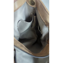 Load image into Gallery viewer, Minimalist American Leather Triple Entry Crossbody Bag Travel
