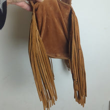 Load image into Gallery viewer, Y2K Suede Boho Western Tassel Crossbody Bag
