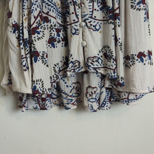 Load image into Gallery viewer, Free People Dress Women’s Size Large Ivory paisley combo Boho Tunic Women Small
