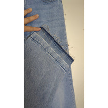 Load image into Gallery viewer, Retro Utility Streetwear High-rise Wide Straight Leg Raw Hem Jeans 6R

